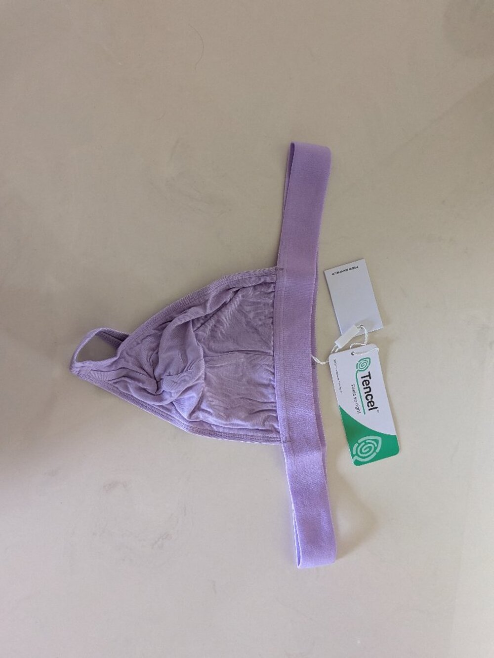 Todd Sanfield Essential Thong in Lavender, Size L, NWT